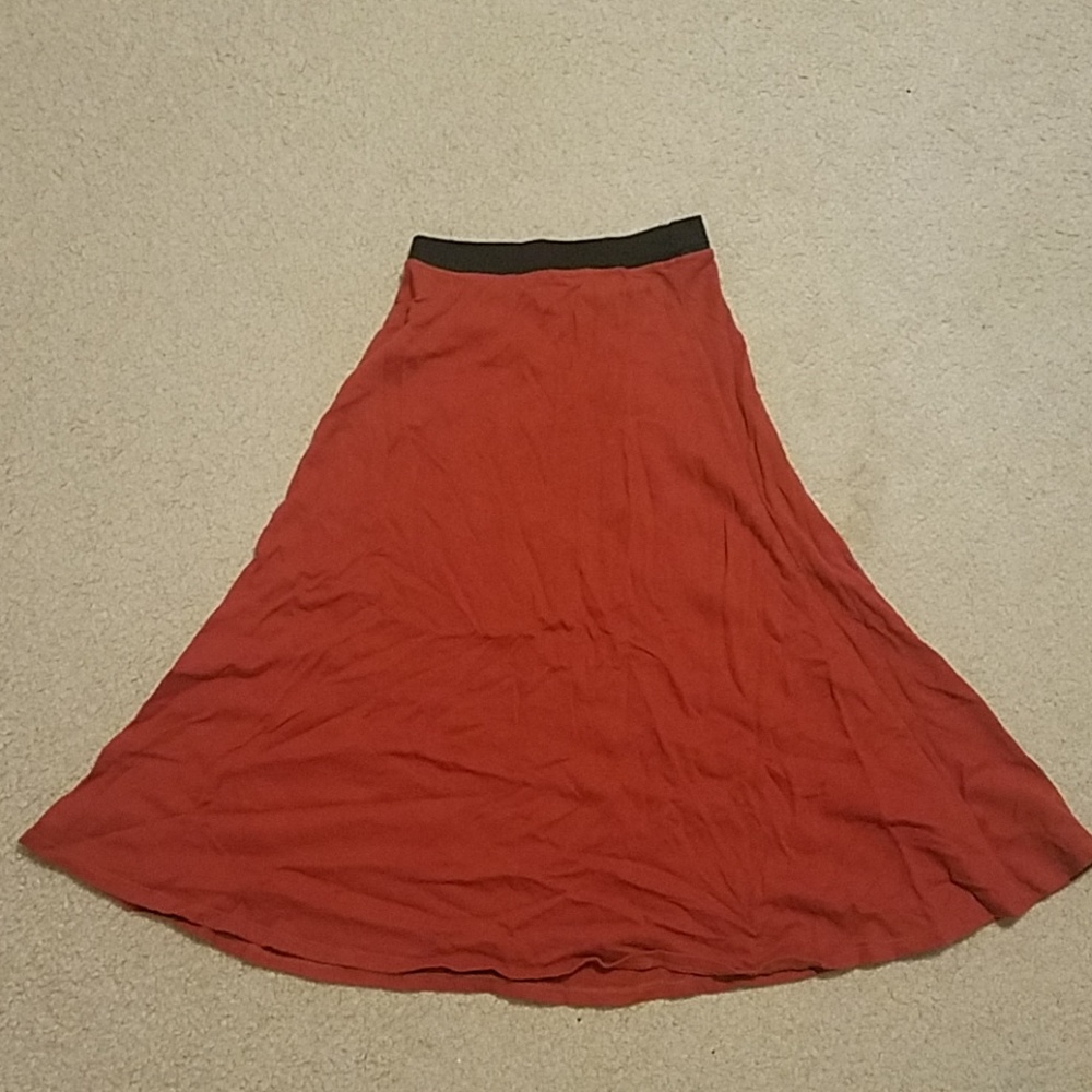 Zara A line midi skirt size S